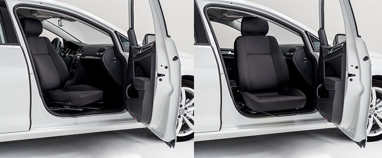 Swivel seat or turning seat in Cars for better mobility